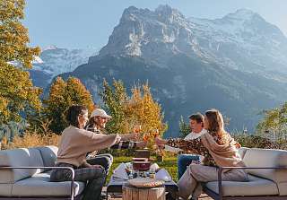 Outdoor Lounge Sunstar Hotel Grindelwald