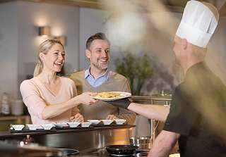 Breakfast buffet in Grindelwald - Switzerland